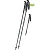 Komperdell 75041 Unisex - Adulto Carbon.C3 Pro Fitness Attrezzatura Nero, 105-140 cm