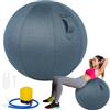 Leogreen Sedia a Balloncino per Ufficio e Yoga, 65cm, Blu