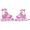Turefans Pattini in Linea Bambino Regolabili con Pattini Lampeggianti - Due Dimensioni: 31-34, 35-38 (Rosa) (31-34)