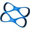getuse Pinne Fulcrum per avambraccio, correttivo per il gomito, per migliorare la corsa in stile libero, strumento professionale per tecnica di nuoto con comodo materiale TPE (coppia), blu, S