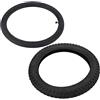 Haofy Copertone per Bici per Bambini 16x2.4, Struttura in Gomma, Eccellente Effetto Antiscivolo, Guida Confortevole, Adatto per Biciclette per Bambini 16x2.4
