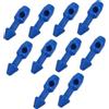 TOGEVAL Inserti in Plastica Blu 10 Pezzi per Attrezzatura da Pesca Subacquea, Resistenti all'Usura per Migliorare la Tensione in Ambienti Acquatici