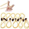 WLXW 10/30/50 Cordes Strisce Elasctici di Gomma - Potente Ricambio per Fionda Ferro Caccia o Fionda Giocattolo,per Fionda e catapulta,30pcs