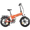 VITILAN V3 Bici Elettrica Pieghevole, E-Bike da 624Wh 13Ah Batteria Rimovibile,Pedalata Assistita per 60-80 km,7 Velocità,Massima 25 km/h, Display LCD a Colori, 20×4.0 Fat Tire (Arancione)