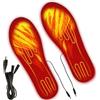 Generic Solette Riscaldanti, Solette Riscaldanti Ricaricabili USB, Scaldapiedi, per Uomini e Donne Attività All'Aperto Caccia Campeggio Sci Inverno Lavoro Calcio Corsa(M:35-46)