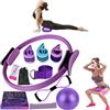 Generico Set di Attrezzature Pilates Nuovo, Kit Pilates, Pilates ringa e Ball Set, Accessori per Gli allenamenti Domestici, Cintura slassa Multifunzionale, Fasce da Yoga per Palestra