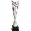 Hole Gadget Coppa Trofeo Personalizzabile Grande in Metallo Varie Misure Calcio, Fantacalcio, Tennis, Padel, Basket Premiazioni Sportive ed Eventi con Targhetta Personalizzata cod 3.111 (46 cm)