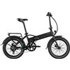 LEGEND EBIKES Monza Bici Elettrica Pieghevole Adulto, Batteria Rimovibile 36V 14Ah, 25km/h, eBike 250W, 6 Velocità, Bicicletta Elettrica Ruote 20, Bici Elettriche Freni Idraulici, Smartbike Nero