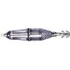 U/D Esca luminosa a forma di calamaro artificiale, 12 cm, con gancio a forma di polpo seppia, 1 pezzo (blu)