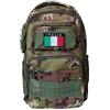 ALGI Zaino Tattico Xsmall con Molle 25 Litri Vegetato con Bandiera Italia