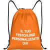 Tingwei sacca sportiva personalizzati,Zaino Personalizzato con Testo,borsone palestra per Uomo e Donna, Sacca Impermeabile con Coulisse, borsa piscina, Perfetta per Allenamento e Fitness all'Aperto