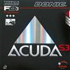 Donic, gomma per tennis da tavolo, Acuda S3 , - black, 2 1/3 mm