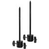 FYRTA Staffe di Montaggio a Vite per Fotocamera Fauna Selvatica con Vite da 1/4, Girevole a 360° Ball Head Supporto di Montaggio per Pannello Solare su Fototrappola,2pcs, Holder