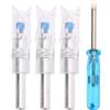 Hemobllo Cocche LED Automatiche per Coda Freccia Illuminazione LED ad Alta visibilità per Dardi in Carbonio e Alluminio Batteria Attivazione Automatica per Tiro e Caccia Notturna