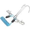VGEBY per Immersione, per Corrente per Immersione per Doppio Reef per Corrente per Immersione in Acciaio Inossidabile con Cordino a Spirale Adatto per gli Appassionati di Immersioni(blu)