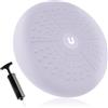 unycos - Cuscino Propriocettivo per Equilibrio Ø33 cm【Pompa + E-Book】Disco Ortopedico Gonfiabile per Migliorare la Stabilità, Riabilitazione, Fitness | Supporta 500 kg (Arancione; PureZen)