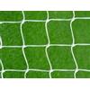 Netsportique Rete per Porta da Calcio 2,4 x 1,8m- Diametro 2mm- Interamente Rinforzata- Colore Bianco- Anti UV