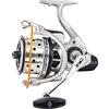 Trabucco Mulinello da Pesca Castforce XLT 8000. per Pesca a Fondo Surfcasting Beach Ledgering da Lancio con Babina Grande Che Permette la Fuoriuscita Fluida del Filo per Raggiungere Distanze Maggiori