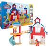 Giochi Preziosi Dino Ranch - Ricco Playset Che Riproduce La Clubhouse Con 5 Ambientazioni Di Gioco, Include Due Mini Personaggi E Due Mini Dino, Dna10000