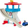 Paw Patrol Mini Quartier Generale Torre di Controllo con 1 pista per Veicoli e 1 Veicolo di Chase - playset - età 3+ anni - Multicolore