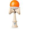 KROM PRO Kendama Originale in Legno per Principianti ed esperti - Pop LOL Arancia - Gioco di abilità per Esterni e Interni - Giocattolo in Legno con Corda e Palla