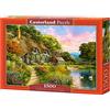 Castorland 1500 El. Wiejska chatka NAD jeziorem [Puzzle]