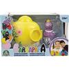 Giochi Preziosi Barbapapà - Barbacameretta, Barbabella con Mini Personaggio 8 cm con la Sua Cameretta Gialla, collezionale Tutte, per Bambini a Partire dai 12 Mesi, BAP01100