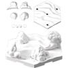 BANDAI SPIRITS Bandai Model Kit Gundam, Customize Scene Base 03 Snowfield Version