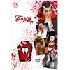 W WIDMANN MILANO Party Fashion Widmann 4097D - Set 2 Canini da Vampiro con Colla, Taglia Unica