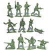 Asudaro Set Di Modelli Di Soldati, 100 Pezzi 5cm Mini Soldatino Medievale Giocattoli,Soldatini Militari Giocattoli Playset Per Combattimento Dell'Esercito,Statico Soldato Militare Modello