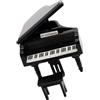 CIYODO Mini Pianoforte Legno Decorazione Casa Bambole Piccolo Piano Fai Da Te Accessorio Miniatura Casa Delle Bambole