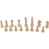 Wdfnexalai 16 pezzi di ricambio in plastica scacchi / set scacchi beige