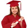 Generic Laureato Bambini Set Toga Cappello e Costume da Laureato Elementare e Medie Travestimento Lauree Set Toga Lauree e Cappello e Stola e Nappe per Studenti 4-12 Anni per 2026