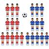 Pegciuho 22 Pezzi di Ricambio per Biliardino da Calcio, Biliardino con Palla, Giocatore di Calcio da Tavolo, Accessorio per Gioco di Calcio Balilla, Stile 3