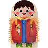 HoveeLuty Tavole per imparare a vestirsi, pratica educativa per allacciare le scarpe per bambini, impara ad abbottonare, allacciare, chiudere con cerniera, bottoni automatici, giocattoli Montessori multist