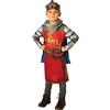 Rubie's Rubies 640060 - Costume ufficiale da Re Artù, per bambini, multicolore, taglia XL (età 9-10 anni) per Halloween