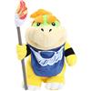Laruokivi Anime Junior Bowser Jr Peluche Giocattolo con Maschera Arma Koopal Bambola Morbida Stuffed 9''