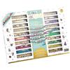 Nice Group - Perline ABC Precious Gold, Kit da oltre 300 Perline colorate e multiformi