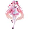 Zhongkaihua Miku Figura Anime PVC Modello Figura Rosa Cameriera Dress Girl Action Figure Home Auto Scrivania Decorazione Compleanno Regalo Per i fan 18 cm