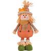 Générique Divertente statuetta di spaventapasseri - Fattoria in Tessuto, Decorazione in Peluche Cartone animato, Giocattolo con Gamba Flessibile da coccolare, Display del raccolto | per scaffali