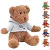 JOPHY & CO. Peluche Personalizzato con Nome e Foto, Morbido Pupazzo con Maglietta Personalizzabile, Idea Regalo per Bambini, Compleanno e Natale cod. 8713 (Orsacchiotto con cappuccio)