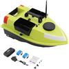 XUEMANSHOP Intelligente RC Bait Boat, 600M Barca Radiocomandata da Pesca con GPS, Auto Reuturn, Wireless RC, 10000 rpm, 2x5200MA Batteria integrata, 99 Punti di Traina
