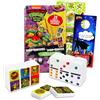 Nickelodeon TMNT - Set di domino Tartarughe Ninja, gioco da tavolo con tatuaggi TMNT, Tartarughe Ninja per bambini