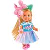 Simba 105733474 - Evi Love Balloon, bambola in abito carino con fiocco nei capelli e palloncini, viene fornito solo un articolo
