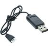 vhbw Cavo di Ricarica USB Compatibile con Hubsan H107L C, H107L C D, U816, V930, V977, X4 H107 Drone, quadricottero - 50cm