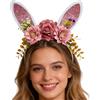 Genérico Cerchietto Coniglio Di Pasqua - Decorazione Cosplay Luminosa con Stile Cartoon e Adorabile - Cerchietto Orecchie Per Adulti E Bambini | per Compleanno, Trucco, Feste