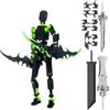 Starnearby Figura d'azione T13, Titan 13 Action Figure, T13 Action Figure Multi-snodate, Assemblaggio Completato, Stampa 3D Action Figure Personaggi Mobili, Decorazione, Regalo