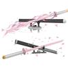 Tarcury Tsuyuri Kanao Anime Cosplay Spada Kit di Costruzione, 96 cm Samurai Katana Modello con Supporto e Fodero, Regalo da Collezione Ideale per Fan Adulti (706 Pezzi)