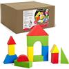Edushape - Blocchi leggeri in schiuma e set di costruzione, 16 pezzi, dimensione: gigante, colore: Multicolore