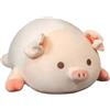 KUKUShining Peluche A Forma Di Maialino, Peluche Paffuto Morbido Cuscino Da Abbracciare Regalo For Bambini Compleanno Casa(Open eye,50cm/19.8in)